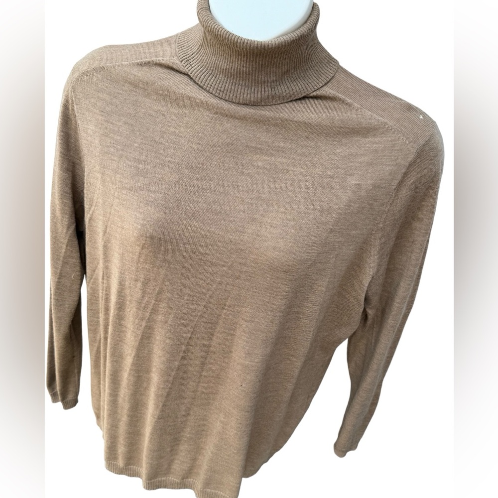 Pendleton Ladies Thin Pullover Stretch Turtleneck… - image 1